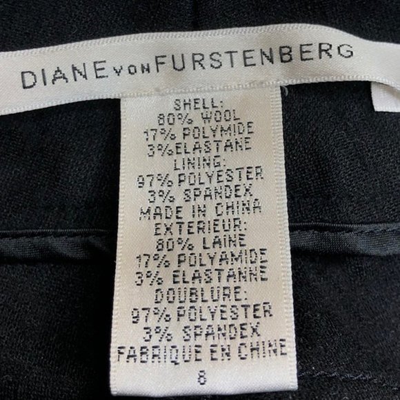 diane von furstenberg black skinny trousers - Picture 7 of 7